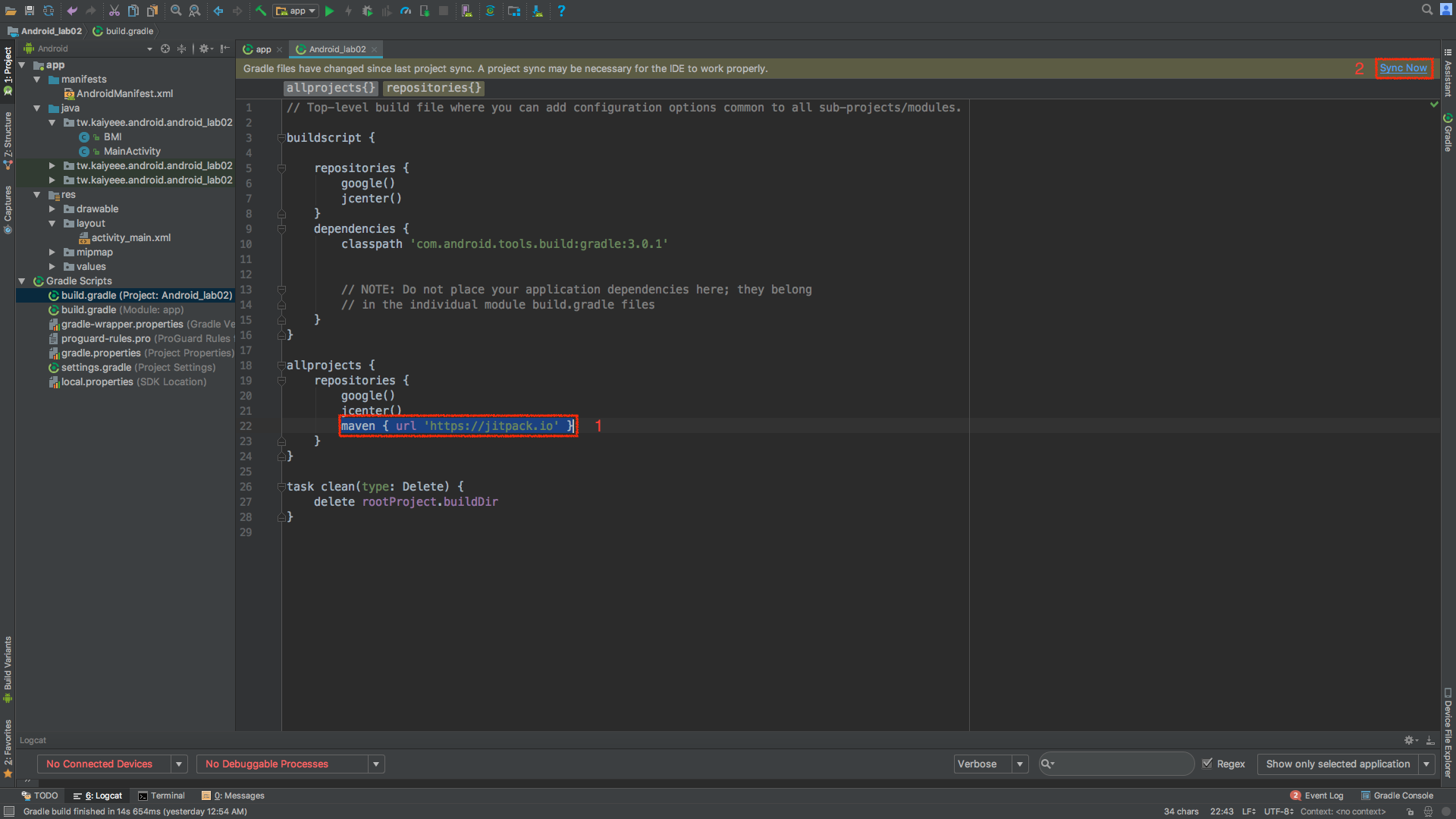 add a JitPack repository to build file