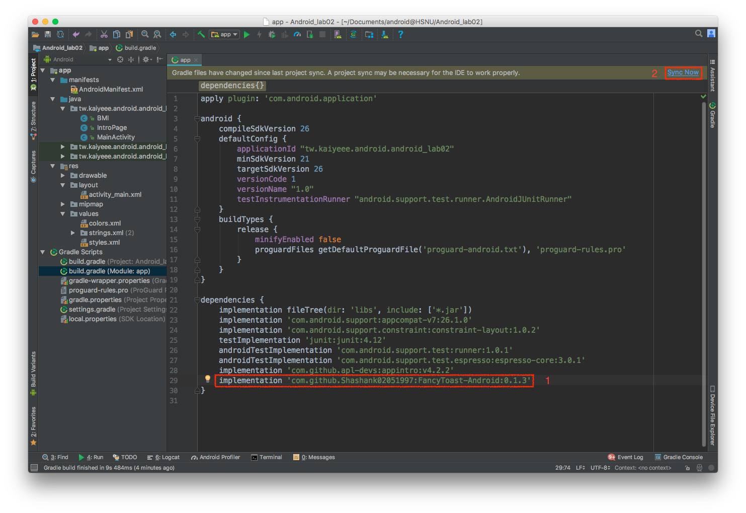 add the dependency